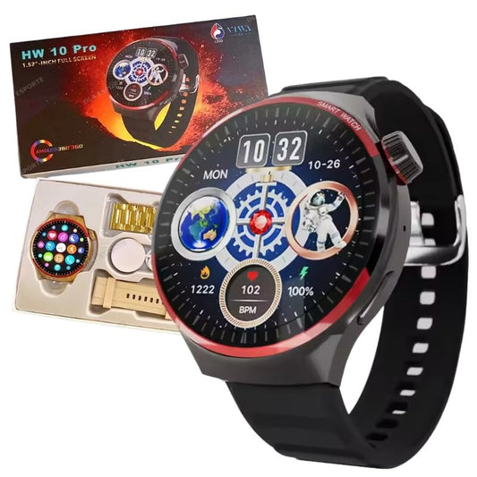 HW10 Pro Smartwatch | 1.52" AMOLED Display Bluetooth Call Fitness Tracker Stylish Design
