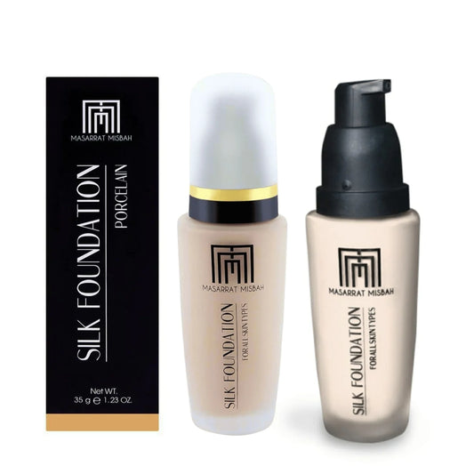 Masarrat Misbah Silk Foundation 35ml | Oil Control Moisturizing Soft-Matte Long-Wear Base