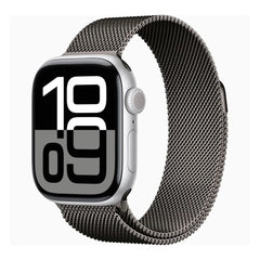 Grey | Apple Watch Milanese Magnetic Loop Strap | Stainless Steel Band | 42mm / 44mm / 45mm