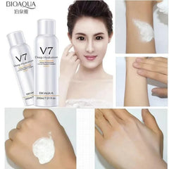 BIOAQUA V7 Vitamin Deep Hydration Brightening Spray with 7-Vitamin Complex for Radiant Skin Short