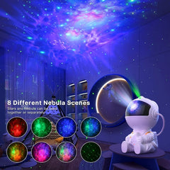 Astronaut Galaxy Projector | Star Nebula Night Light With Remote Control | Mini Astronaut Galaxy Light