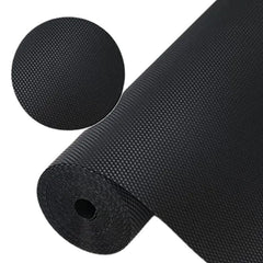 Anti-Slip Fridge & Shelf Mat | Waterproof Washable Liner for Kitchen Drawers Cabinets | Black