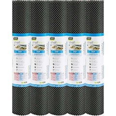 Anti-Slip Fridge & Shelf Mat | Waterproof Washable Liner for Kitchen Drawers Cabinets | Black