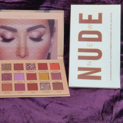 18 Colors Nude Eyeshadow Palette | Matte & Shimmer Pigmented Shades, Long-Lasting