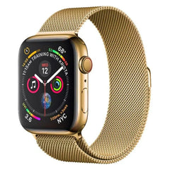Gold | Apple Watch Milanese Magnetic Loop Strap | Stainless Steel Band  | 42mm / 44mm / 45mm