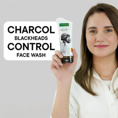 Face Wash | Chando Naturals Charcoal Blackheads Control Face Wash 100ml Daily Cleanser for Oily and Combination Skin