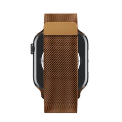 Coffee Color | Apple Watch Milanese Magnetic Loop Strap | Stainless Steel Band  | 42mm / 44mm / 45mm