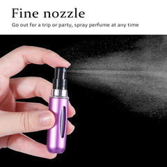 Portable Refillable Mini Perfume Atomizer | Travel-Size Spray Bottle | Random Color | 5ml/8ml