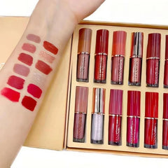 12 Pcs Mocallure Matte Liquid Lipstick Set | High-Pigment, Waterproof & Long-Lasting