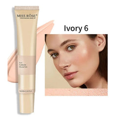 Ivory 6 | Miss Rose Silk Flawless Foundation | Long-Lasting Lightweight Liquid Foundation with Natural Radiant Finish