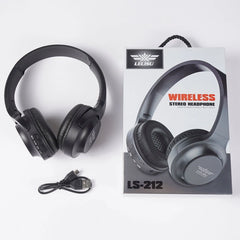 Lelisu LS-212 Wireless Stereo Headphones | Bluetooth Headset for Smartphones, Tablets & MP3/MP4
