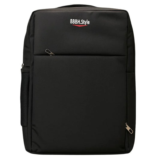 Slim Business Laptop Backpack | Lightweight Travel & Office Bag with Multi-Pockets | Black