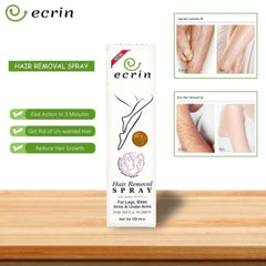 Ecrin Hair Removal Spray for Men & Women | Fast, Gentle Hair Remover 100ml
